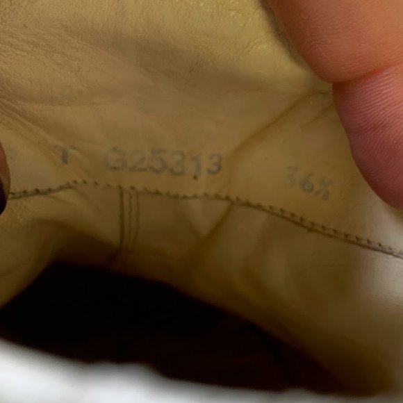 Chanel Black & White 15s G25313 Lace Up Lambskin Patent Calfskin EU Size 36.5 - Picture 7 of 8